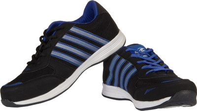 6% OFF on Ros 1057-Black-R.Blue Walking Shoes