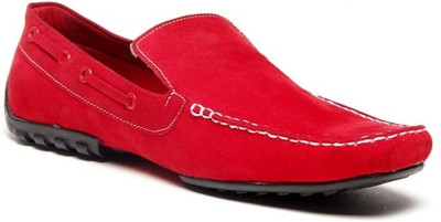 Zapatoz Bright Red Thundering Loafers