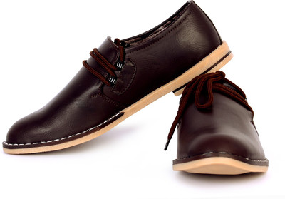 54% OFF on Sam Stefy Brown Colour Stylish Shoes Corporate Casuals