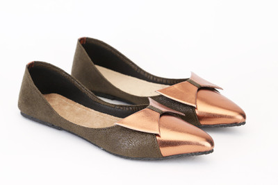 Fashion Chor Pointed Copper Bowknot Bellies
