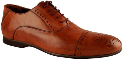 43% OFF on Salt N Pepper Tan Smoke Lace Up