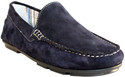 62% OFF on Leder Warren Blue Loafers