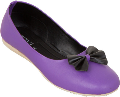 45% OFF on Zovi Purple With Black Bow Bellies 45% OFF on Zovi Purple With Black Bow Bellies