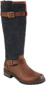 59% OFF on Delize 3969-Brown+Navy Boots