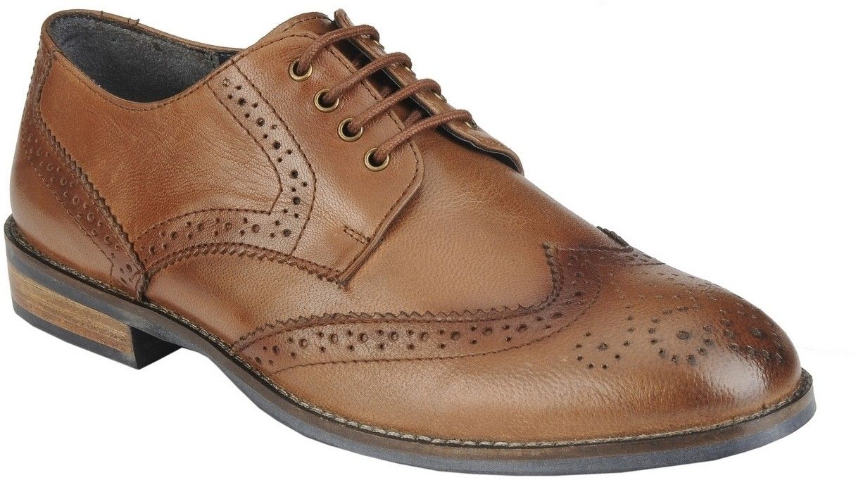 50% OFF on Delize 27073-Tan Lace Up Shoes