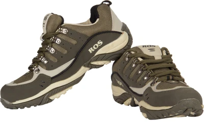 Ros 1061-Mehendi-Black Walking Shoes