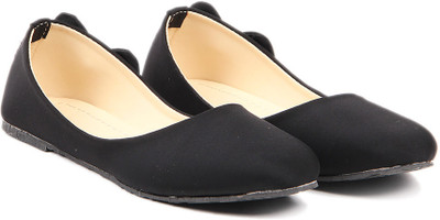 10% OFF on Do Bhai Black Closed Toe Bellies