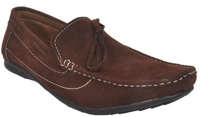 60% OFF on RJ Fashion Synthetic Brown Boat Shoes