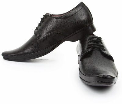 50% OFF on Bacca Bucci Officious Black Derby Lace Up Shoes
