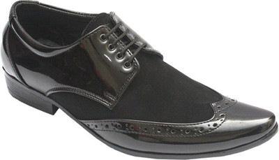 38% OFF on Jon Duglas Patent Leather Designer Lace Up Shoes