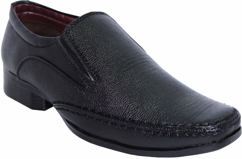 50% OFF on Alleviater Black Slip On Shoes