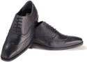 50% OFF on Walker Styleways Superior Black Leather Brogue Lace Up Shoes