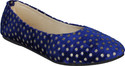 25% OFF on Stylistry Maxis Toni Blue & Golden Dots Women Closed Toe Bellies