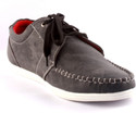Zapatoz Grey Faded Derby Casual Shoes