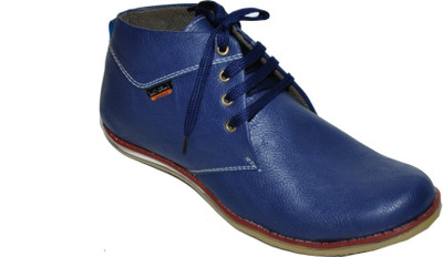 17% OFF on Racing Stylish Blue Boots