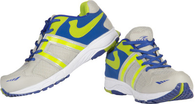 26% OFF on Ros 1077-L.Grey-R.Blue-P.Green Walking Shoes
