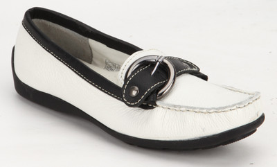 33% OFF on Aditi Wasan 126662-White Loafers