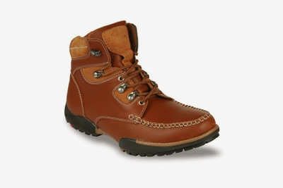 48% OFF on Bacca Bucci Fit tan brogue style ankle boots Boots