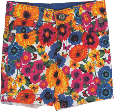 Vitamins Printed Girl's Chino Shorts Vitamins Printed Girl's Chino Shorts