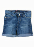 Levis Kids Solid Girl's Denim Shorts Levis Kids Solid Girl's Denim Shorts