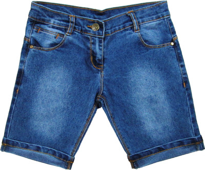 25% OFF on Catapult Woven Girl's Denim Bermuda Shorts