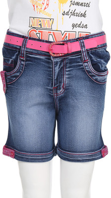 57% OFF on Imple Solid Girl's Denim Denim Shorts 57% OFF on Imple Solid Girl's Denim Denim Shorts