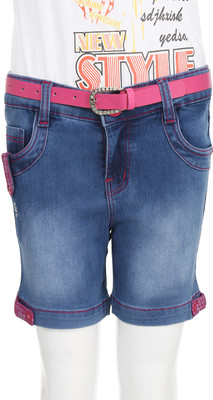 53% OFF on Imple Solid Girl's Denim Denim Shorts 53% OFF on Imple Solid Girl's Denim Denim Shorts