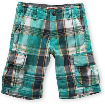 49% OFF on Levi's Checkered Boy's Cargo Shorts