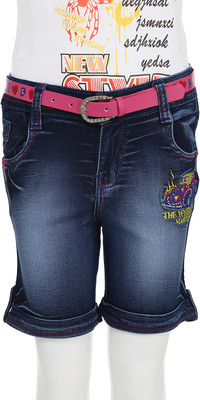 57% OFF on Imple Solid Girl's Denim Denim Shorts 57% OFF on Imple Solid Girl's Denim Denim Shorts