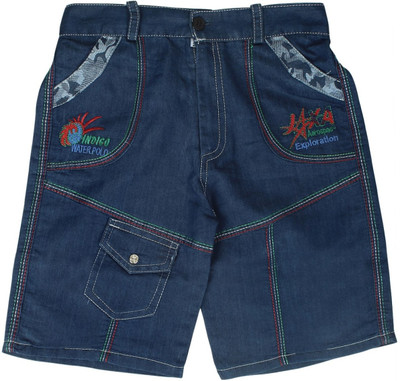 37% OFF on Kabeer Solid Boy's Denim Denim Shorts