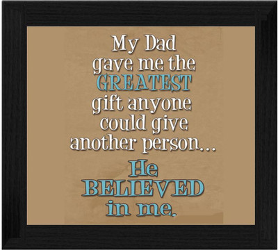 44% OFF on Ellicon B371 My Dad Gave Me The Greatest Gift Showpiece - 19.5 cm