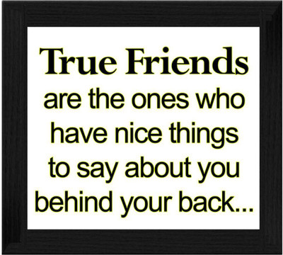 44% OFF on Ellicon B239 Quotes About Friends Showpiece - 19.5 cm