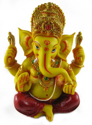 30% OFF on Eshoppee Vastu Fengshui Lord Ganesha For Wealth And Prosperity Showpiece - 10 cm