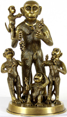 20% OFF on Exotic India A Monkey Family Showpiece - 31.75 cm 20% OFF on Exotic India A Monkey Family Showpiece - 31.75 cm