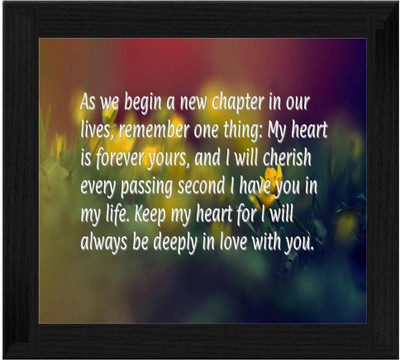 44% OFF on Ellicon B588 Wedding Anniversary Wishes To Husband Showpiece - 19.5 cm