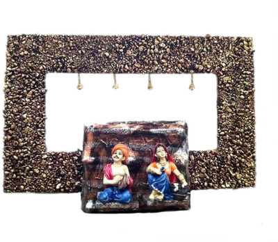 8% OFF on Krafthub Rajasthani Couple In Horizontal Frame Showpiece - 51 cm 8% OFF on Krafthub Rajasthani Couple In Horizontal Frame Showpiece - 51 cm