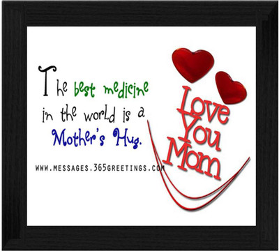 44% OFF on Ellicon B338 I Love U Mom Showpiece - 19.5 cm