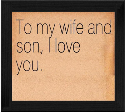 44% OFF on Ellicon B605 To My Wife Showpiece - 19.5 cm