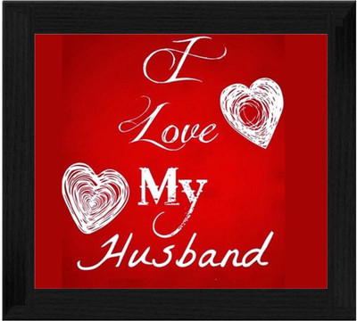 44% OFF on Ellicon B582 I Love My Husband Showpiece - 19.5 cm