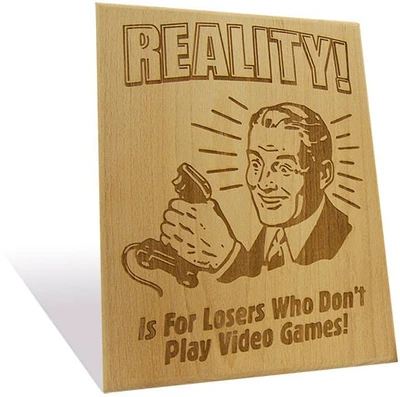 Engrave Reality Bytes Plaque Medium Showpiece - 30 cm Engrave Reality Bytes Plaque Medium Showpiece - 30 cm