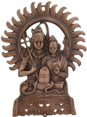 25% OFF on Divya Mantra Shiv Parvati Wall D��cor antique Copper Finish Showpiece - 28 cm 25% OFF on Divya Mantra Shiv Parvati Wall D��cor antique Copper Finish Showpiece - 28 cm