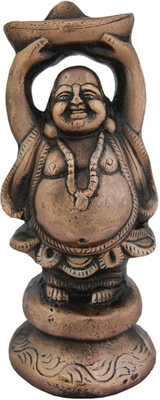 40% OFF on Aaradhi Feng Shui Heavy Premium 9 Inches Laughing Buddha in Copper finish Showpiece - 22 cm 40% OFF on Aaradhi Feng Shui Heavy Premium 9 Inches Laughing Buddha in Copper finish Showpiece - 22 cm