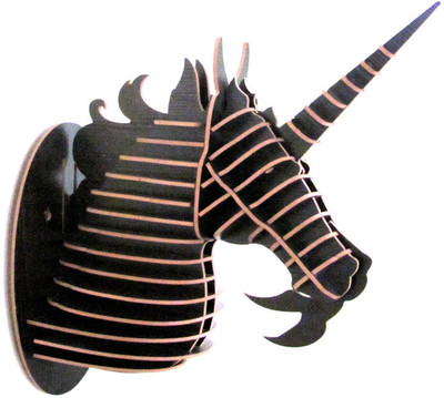 37% OFF on Panache Animal Head AH007-Black2 Showpiece - 80 cm