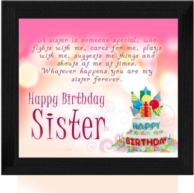 44% OFF on Ellicon B543 Happy Birthday Sister Showpiece - 19.5 cm 44% OFF on Ellicon B543 Happy Birthday Sister Showpiece - 19.5 cm