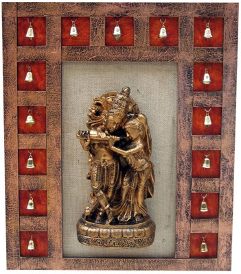 13% OFF on Krafthub Radhakrishna On Bardan Surrounded By Bells Showpiece - 48 cm 13% OFF on Krafthub Radhakrishna On Bardan Surrounded By Bells Showpiece - 48 cm