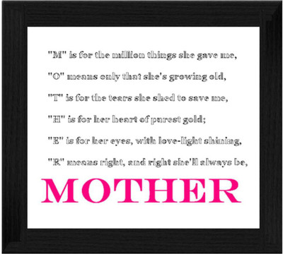 44% OFF on Ellicon B333 Mothers Love Words Showpiece - 19.5 cm