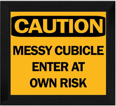 44% OFF on Ellicon B666 Funny Office Cubicle Frame Showpiece - 19.5 cm