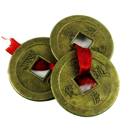 33% OFF on Eshoppee Feng Shui 3 Pcs Coin Set Showpiece - 2.5 cm 33% OFF on Eshoppee Feng Shui 3 Pcs Coin Set Showpiece - 2.5 cm