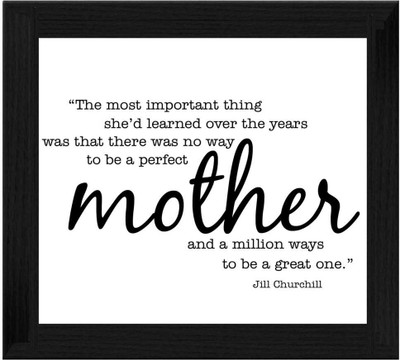 44% OFF on Ellicon B324 Mothers Quotes Showpiece - 19.5 cm