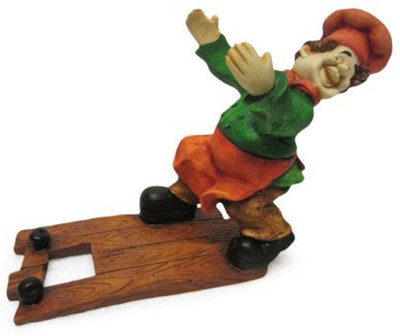 23% OFF on Earth Statue of Bottle Holder On Chest Showpiece - 15.24 cm